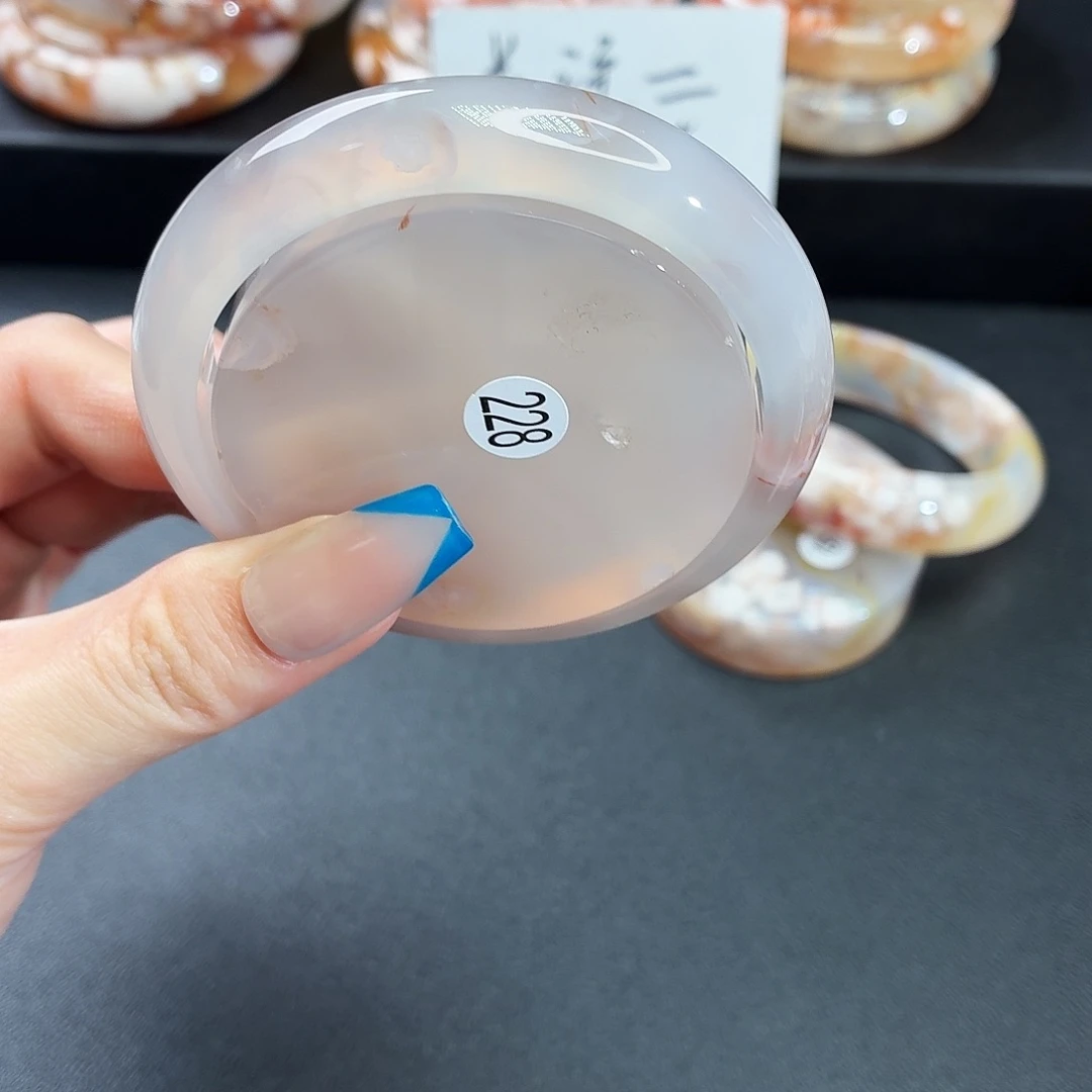 烁***烁玛瑙/玉髓未镶嵌手镯