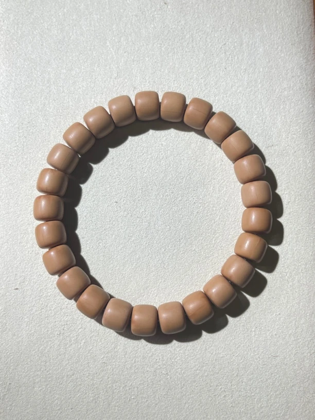 【木玺】手工道珠方块 9.5mm原皮无泡药