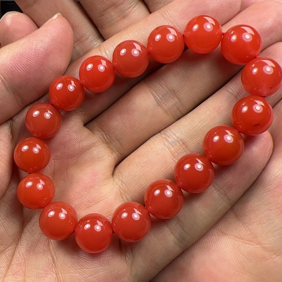 未镶嵌手串11+南红玛瑙