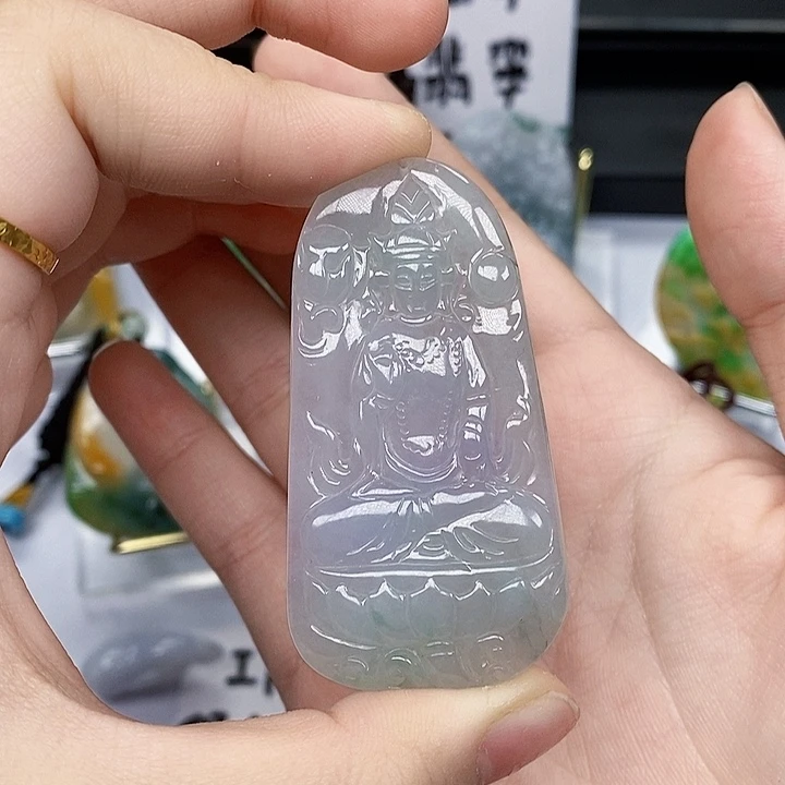 颈饰未镶嵌翡翠翡翠A货