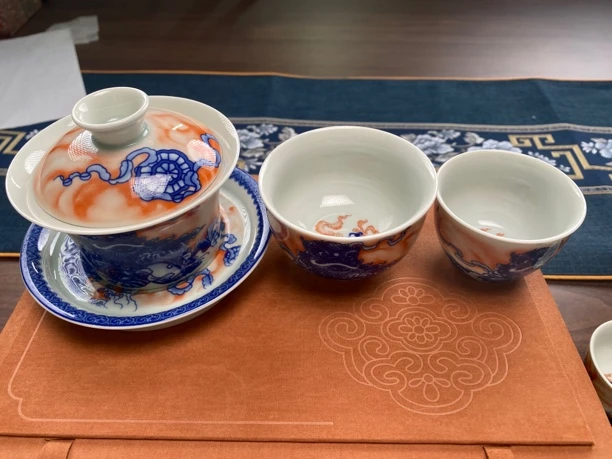 景德镇茶具醒狮套组（不含礼盒）