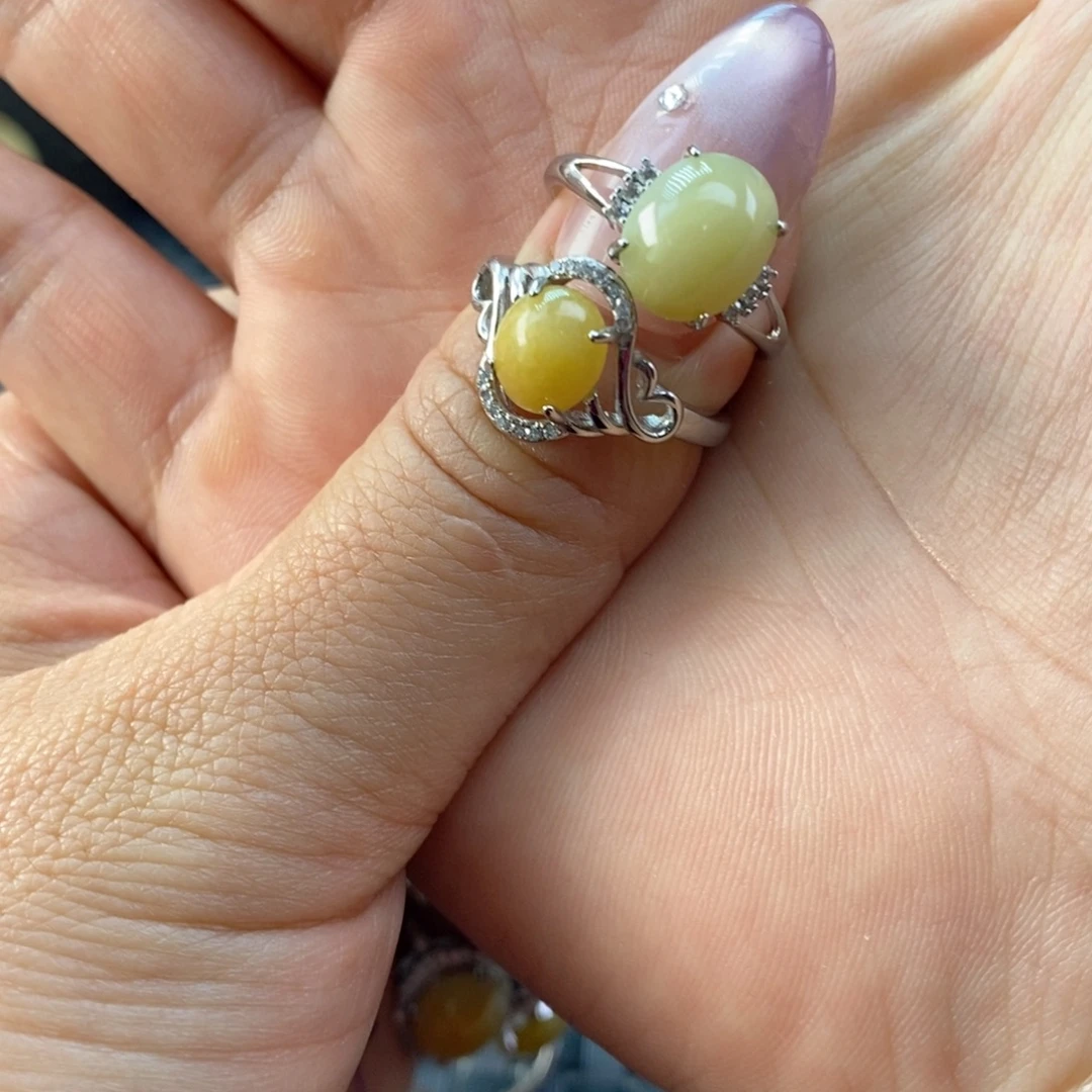 ****儿翡翠未镶嵌戒指缅甸