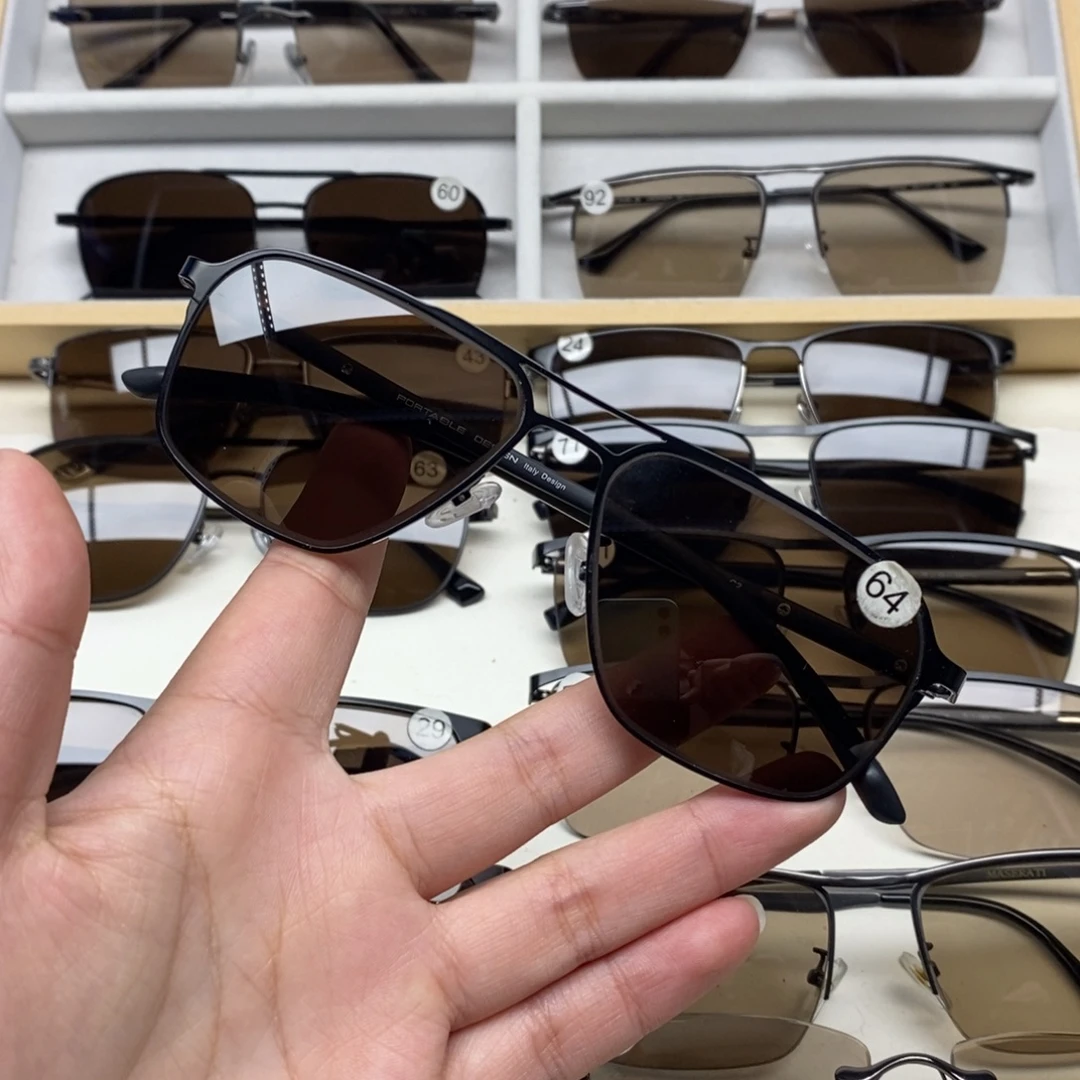 全框款天然水晶石头眼镜64