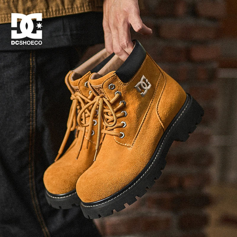 DCSHOES LUMOS EDGE 2025新款户外厚底马丁靴复古增高男士工装靴