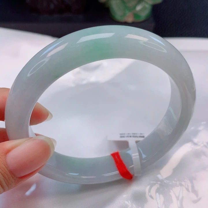 翡翠未镶嵌手镯62圈