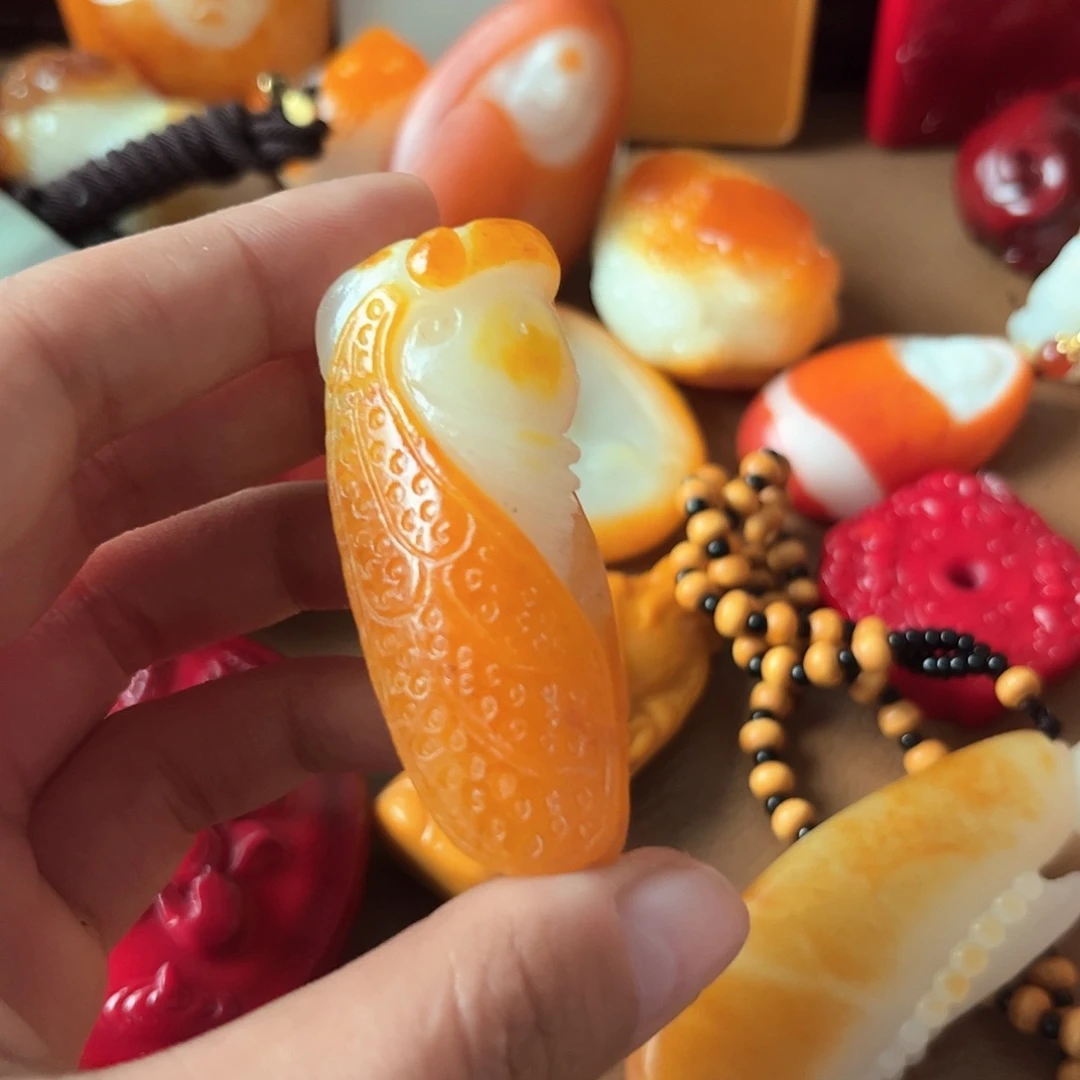 和田玉颈饰未镶嵌星*