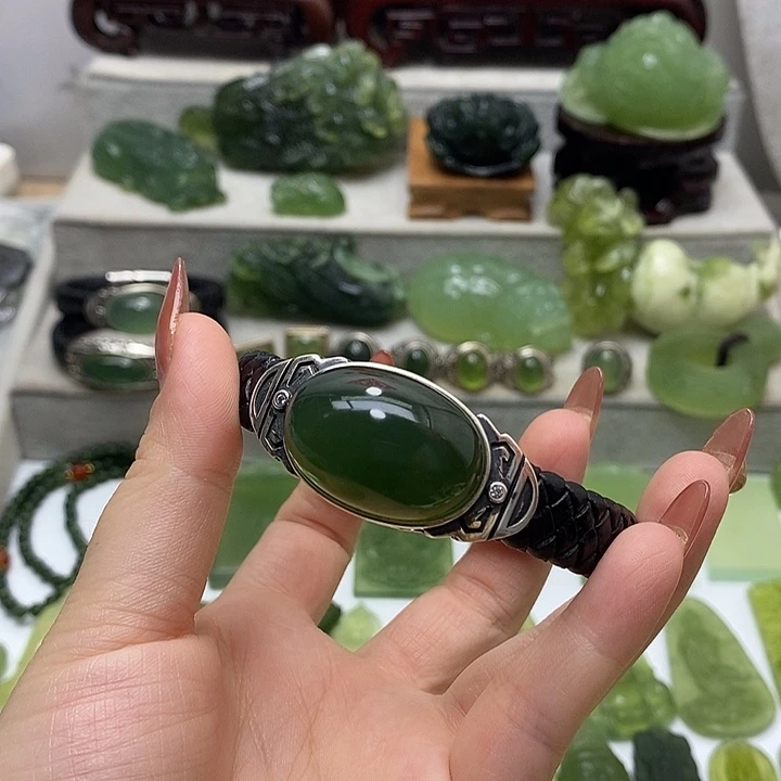 未镶嵌岫玉手牌熹****)