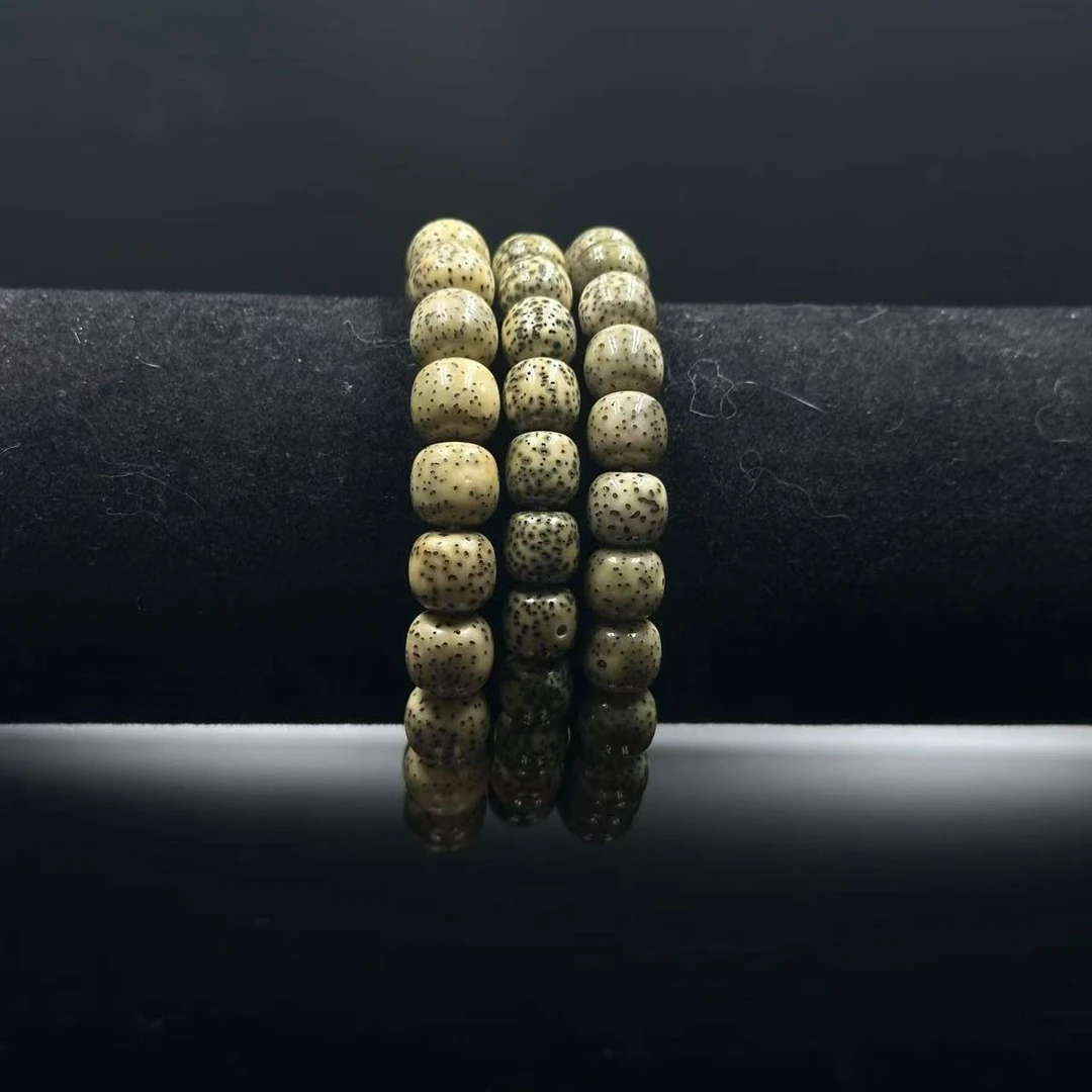 非金属木质手链 ZZ0076 白色黑色PT单圈手链 多样性发其一