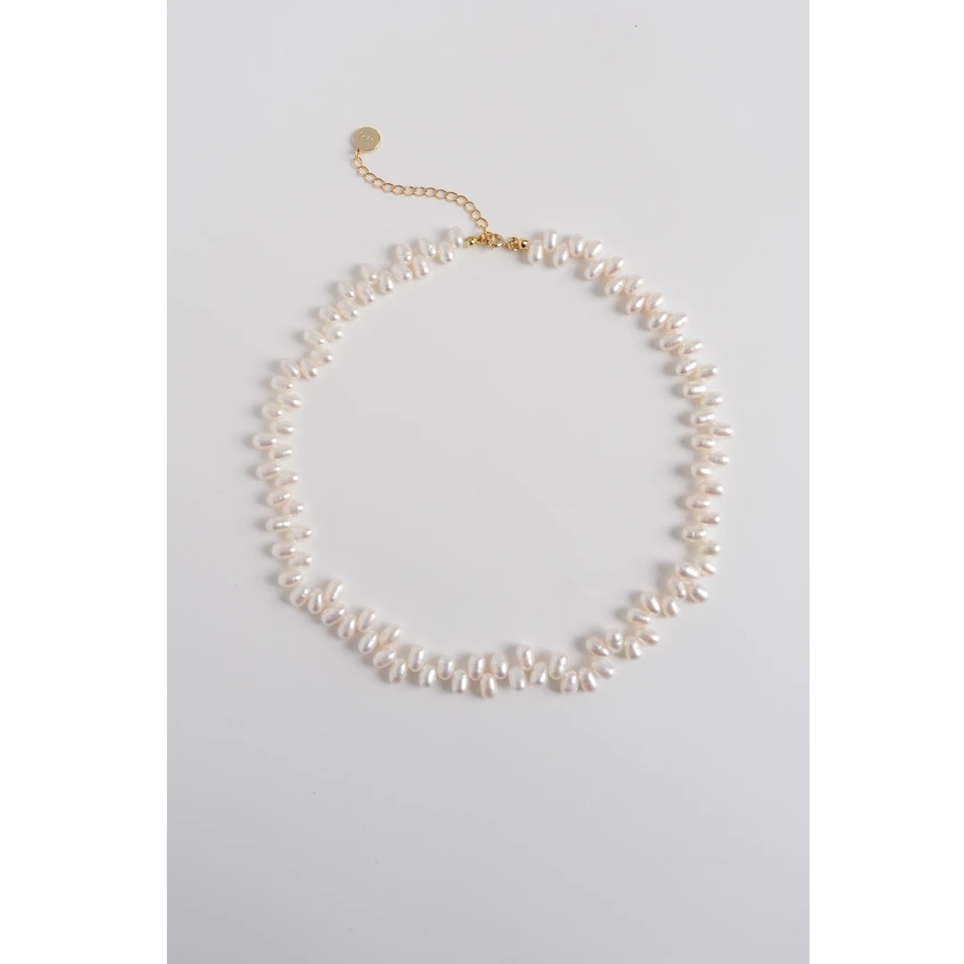 钛钢项链 西子/【小米粒】淡水珠珠不规则项链/SSLX002