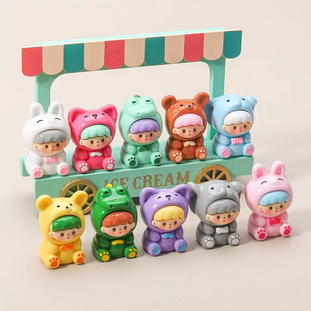 【动物阿卓】（九宫格＋对对碰＋许愿）动物阿卓手感漆diy摆件