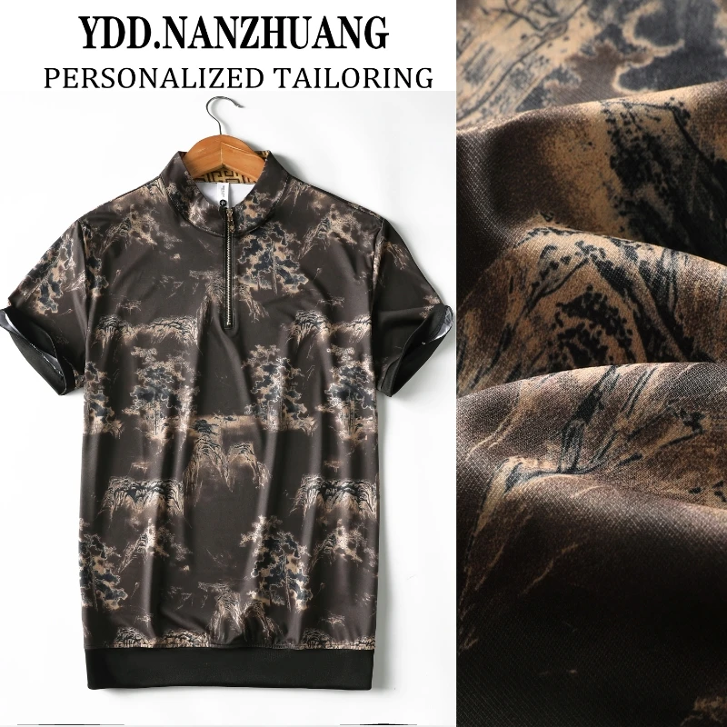 2025夏季男士定制版型商务休闲高端男士休闲polo815