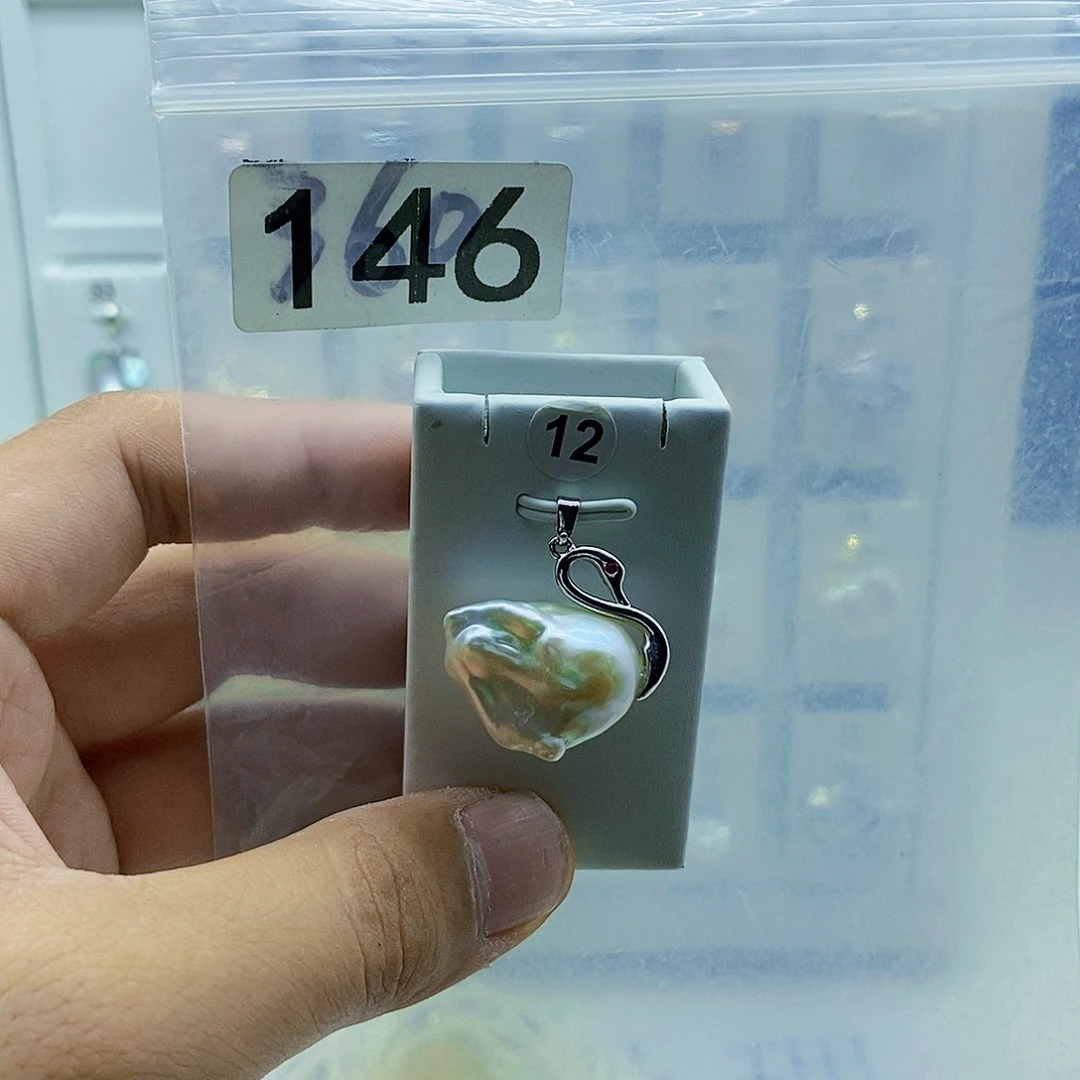 颈饰合金淡水珍珠