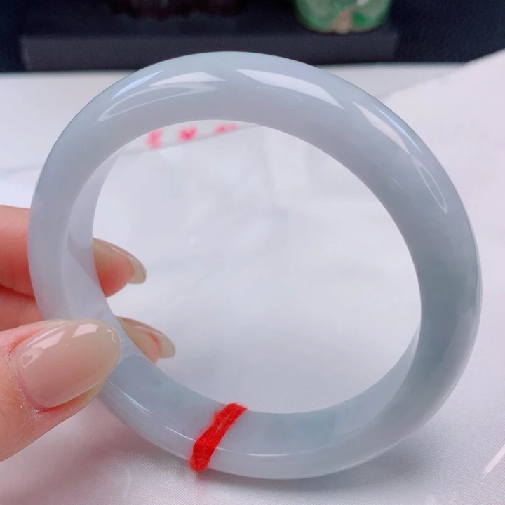 伴***爱翡翠未镶嵌手镯58圈口