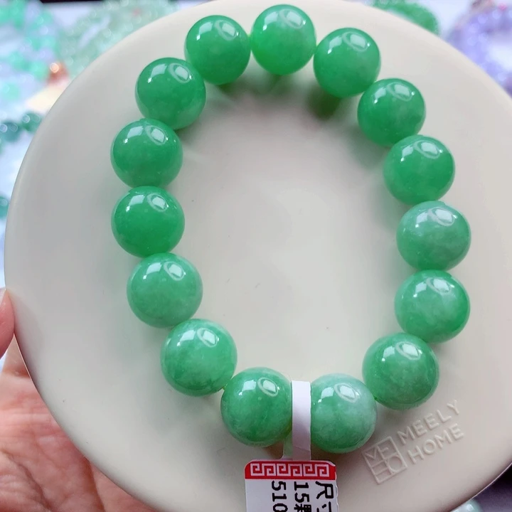 翡翠未镶嵌手链卡13