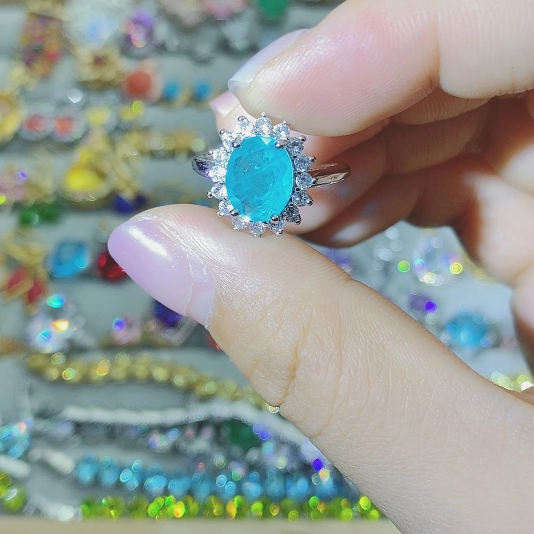 【闪购商品】银S925镶嵌耳饰托帕石