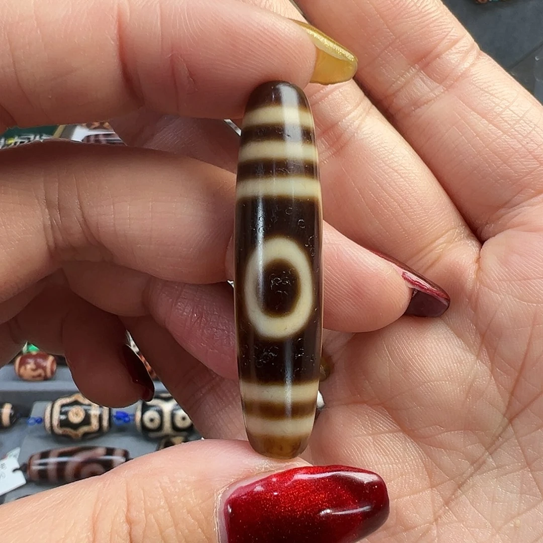 玛瑙/玉髓未镶嵌珠宝半成品上肯黑纱一眼靠山