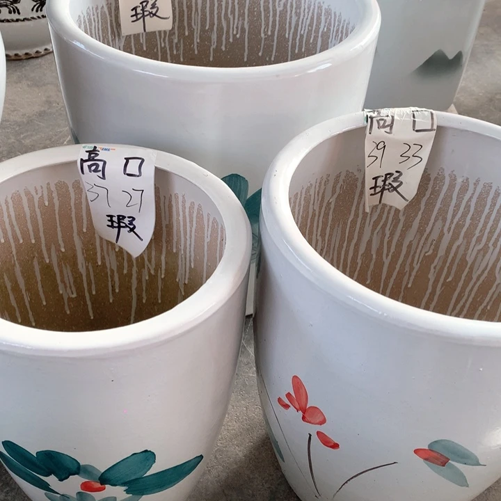 花盆陶瓷一套三组合