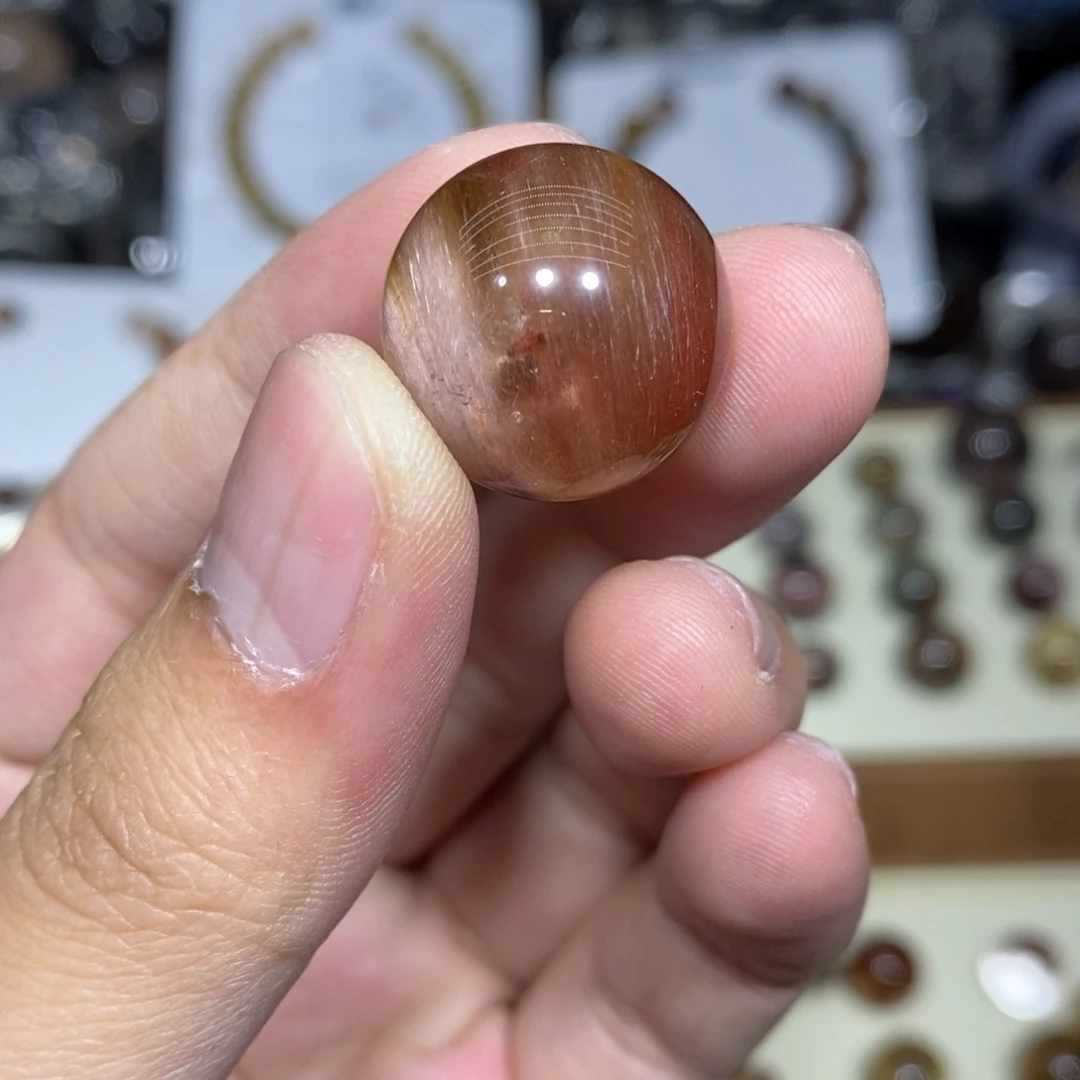 水晶水晶圆珠19.4未镶嵌