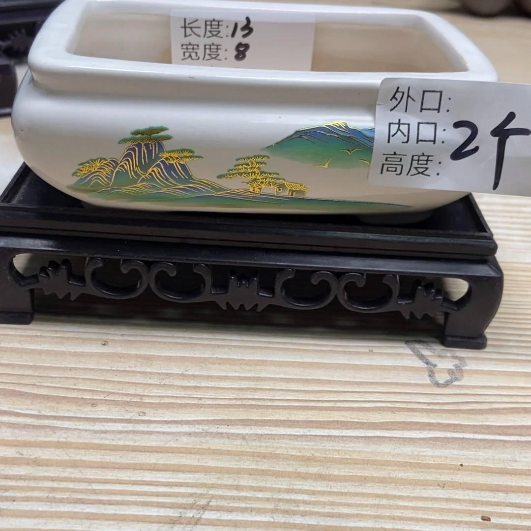 瓷片陶瓷花盆陶瓷艺术
