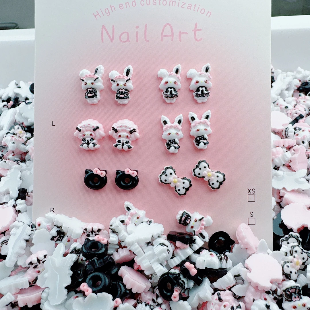 2025新款迷你卡通三丽欧ki猫维尼熊极光小熊山茶花蝴蝶穿戴饰品