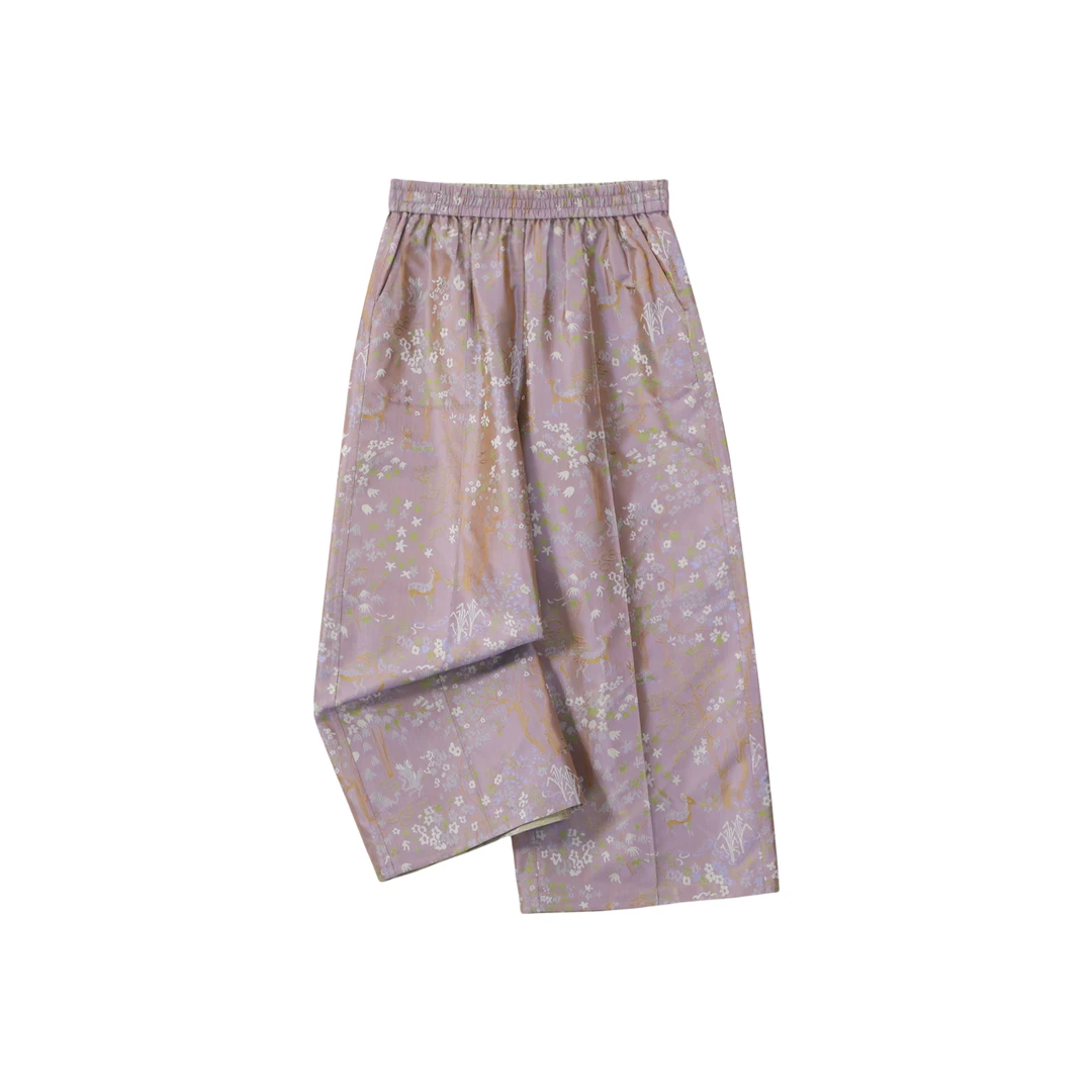 【徐姐高定】鹿路通蜀锦罗裤子 73925