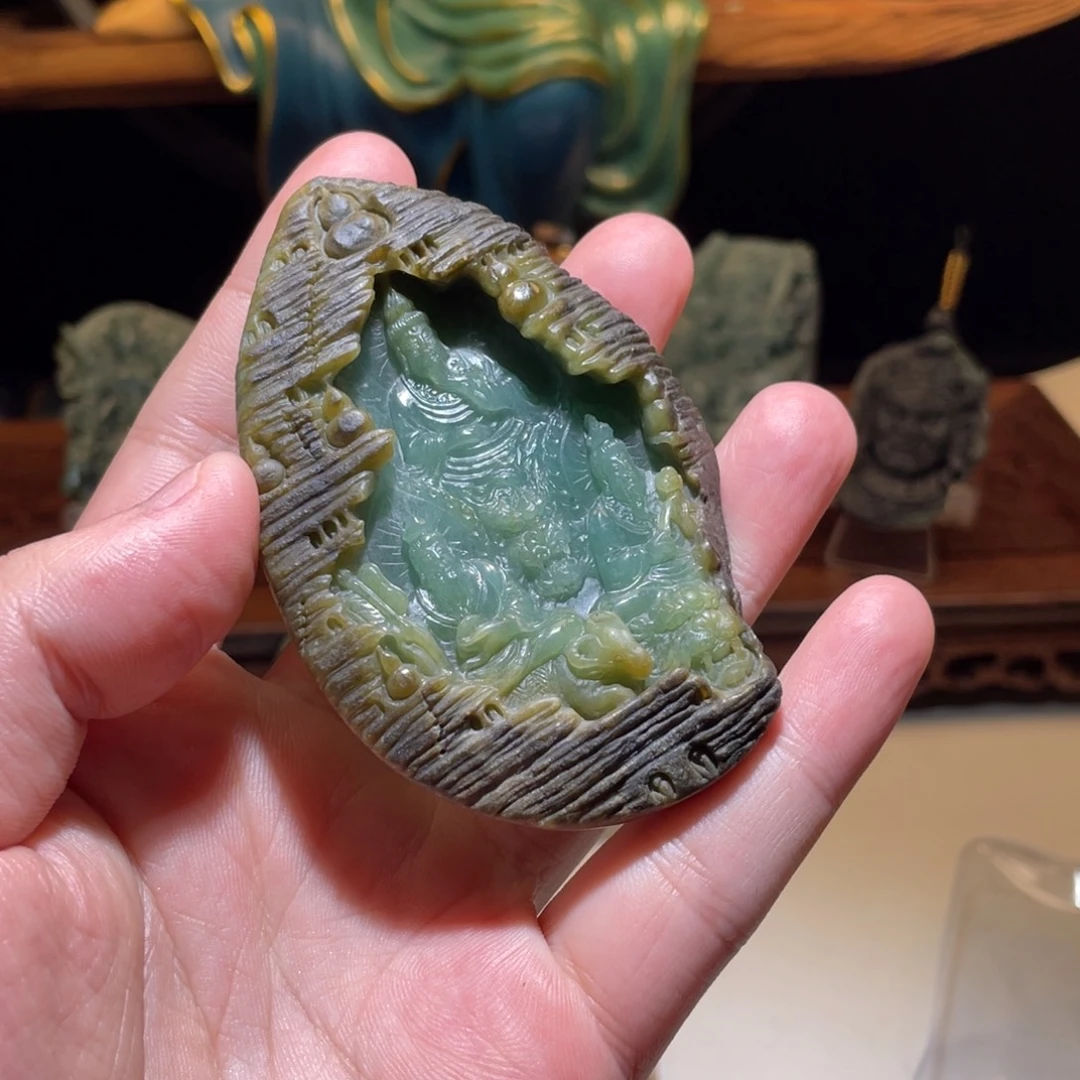 ༺***༻定制翡翠未镶嵌定制翡翠雕刻