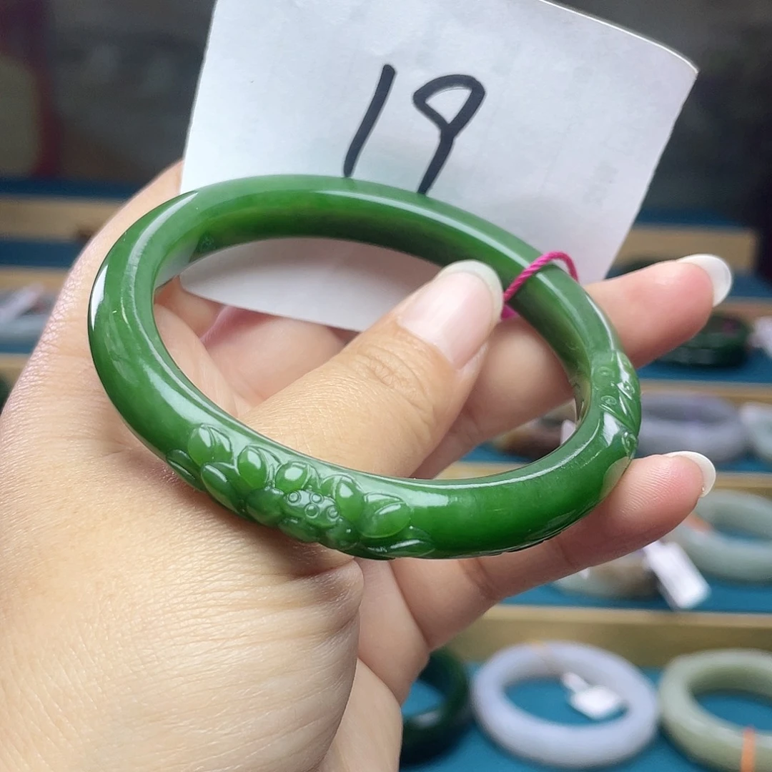 未镶嵌手镯和田玉圈口60