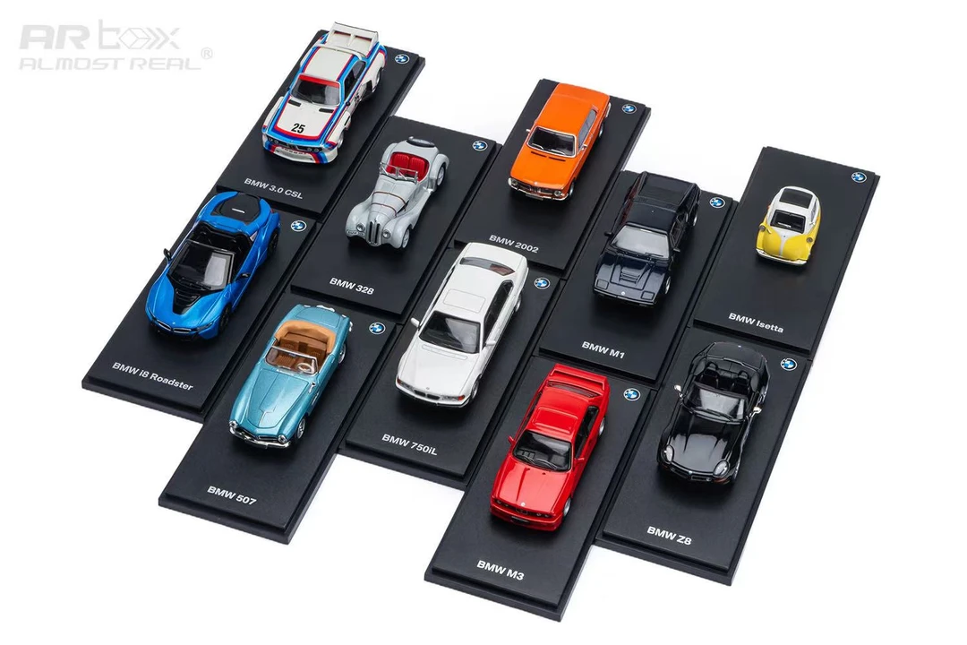 AR 佛山展会 1:64 宝马 BMW 十车套装 合金车模