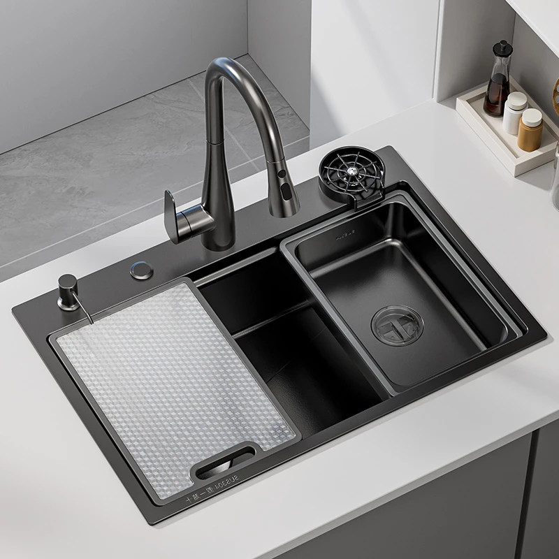 【盆胆1.6mm】304不锈钢6.0厨房水槽锤纹火山纹洗菜盆大槽台中下盆