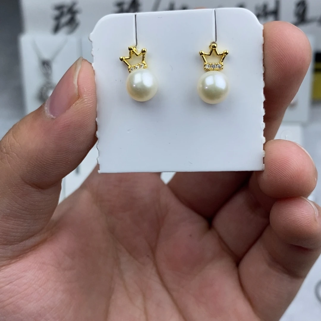 未镶嵌耳饰淡水珍珠