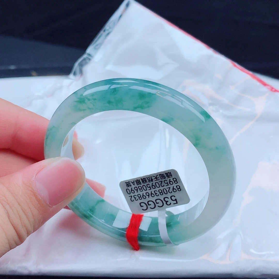 翡翠手镯未镶嵌天然缅甸翡翠A货手镯