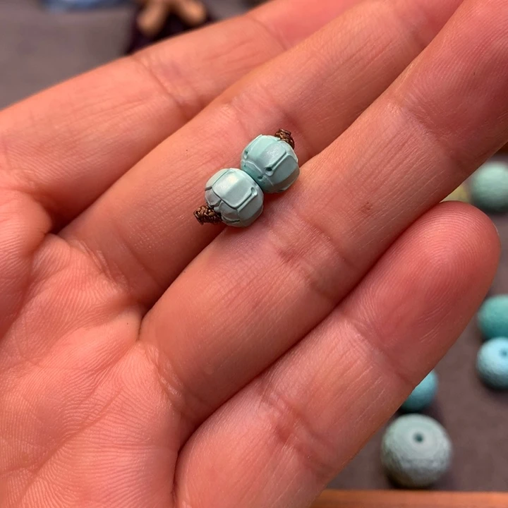 绿松石颈饰未镶嵌夜***夜