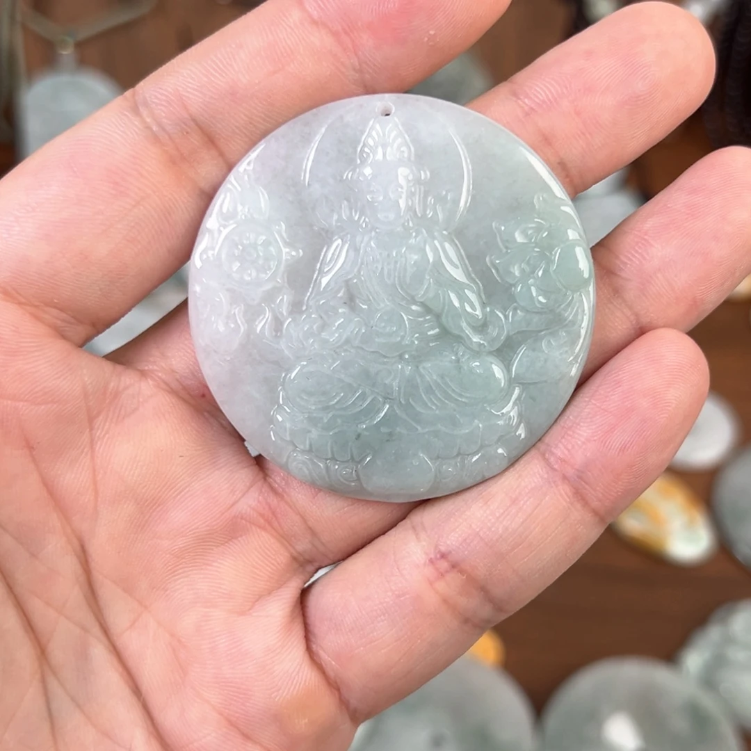 翡翠未镶嵌颈饰多样性发其一天然A货翡翠0071