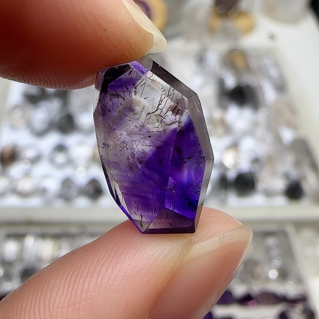 珠宝半成品未镶嵌水晶超七随形