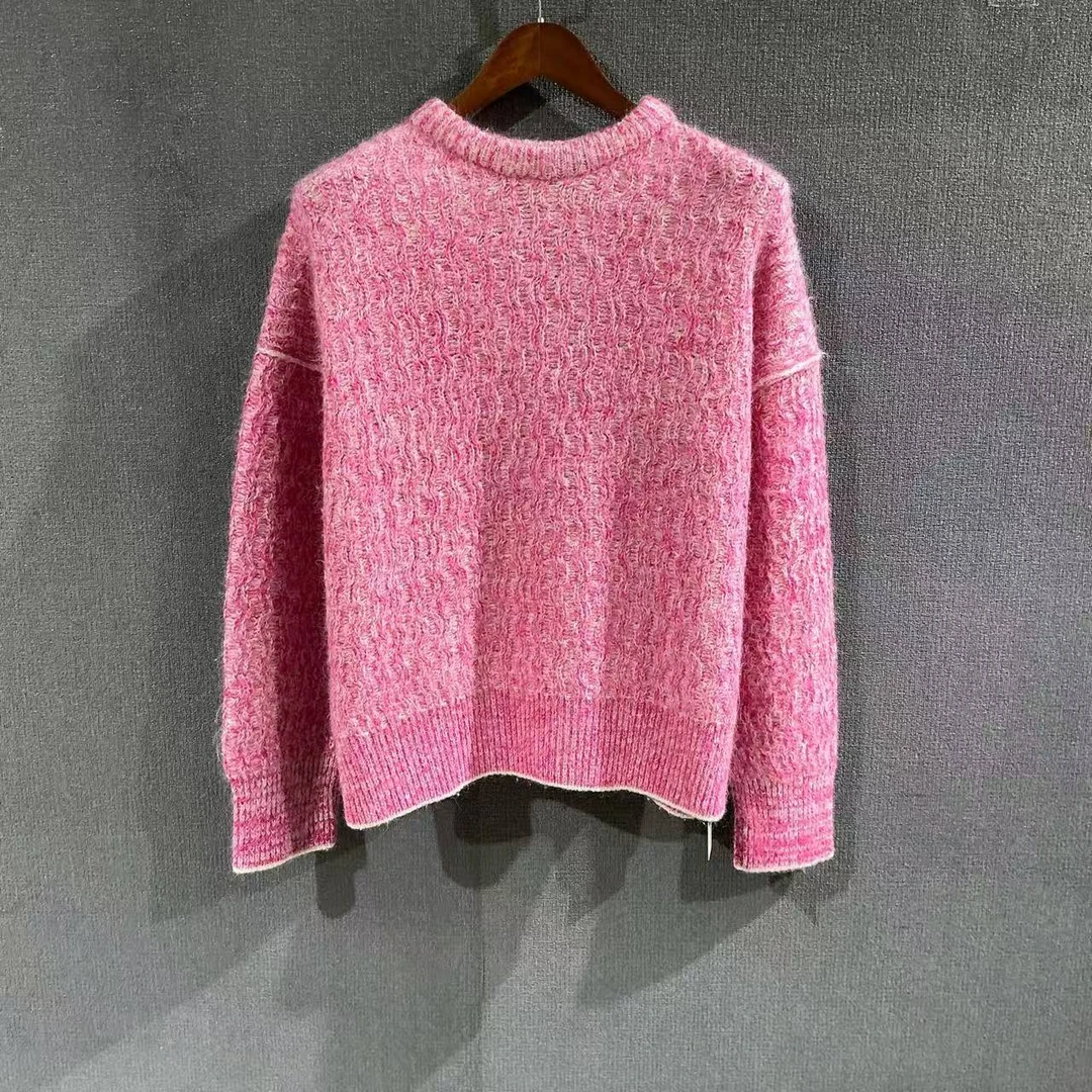 99新 Acne studio （pm）粉色羊驼毛毛衣 99新xs码/4136