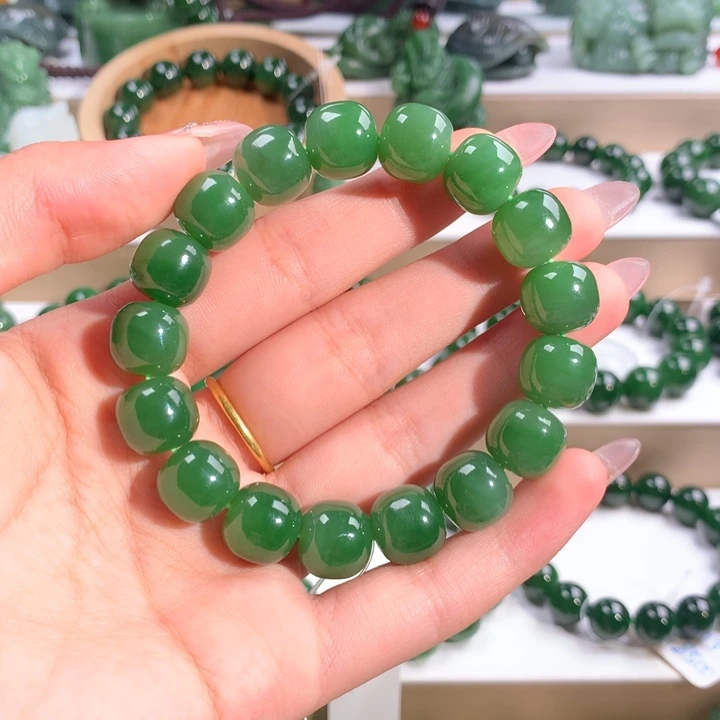 手链未镶嵌和田玉（碧玉）用****8