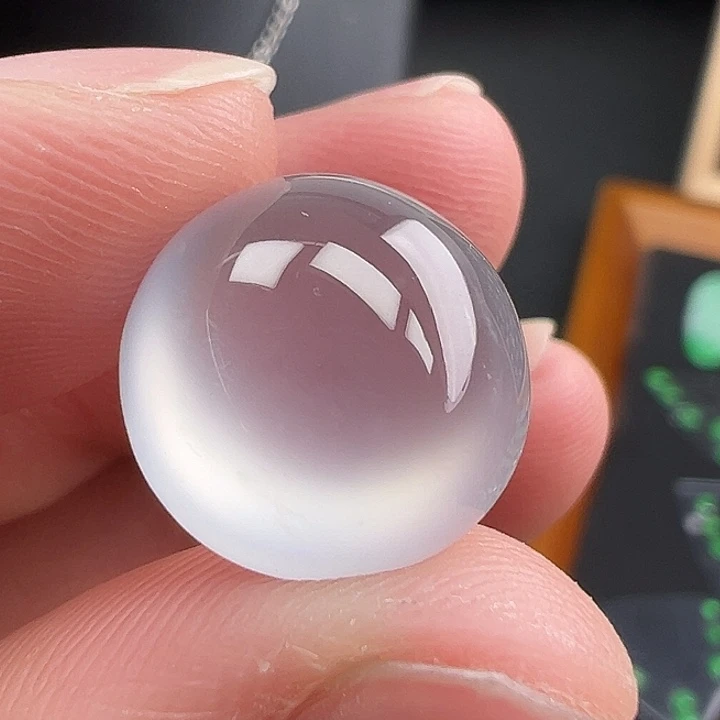 翡翠未镶嵌颈饰蛋面14.3