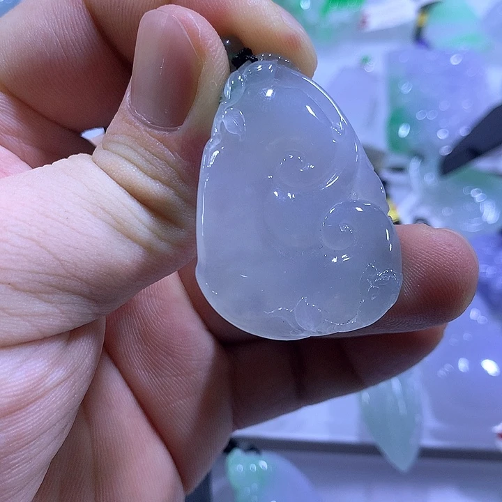 翡翠未镶嵌颈饰天然翡翠A货吊坠