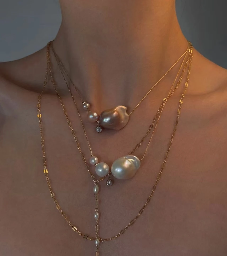 珍珠直播项链手链链接1