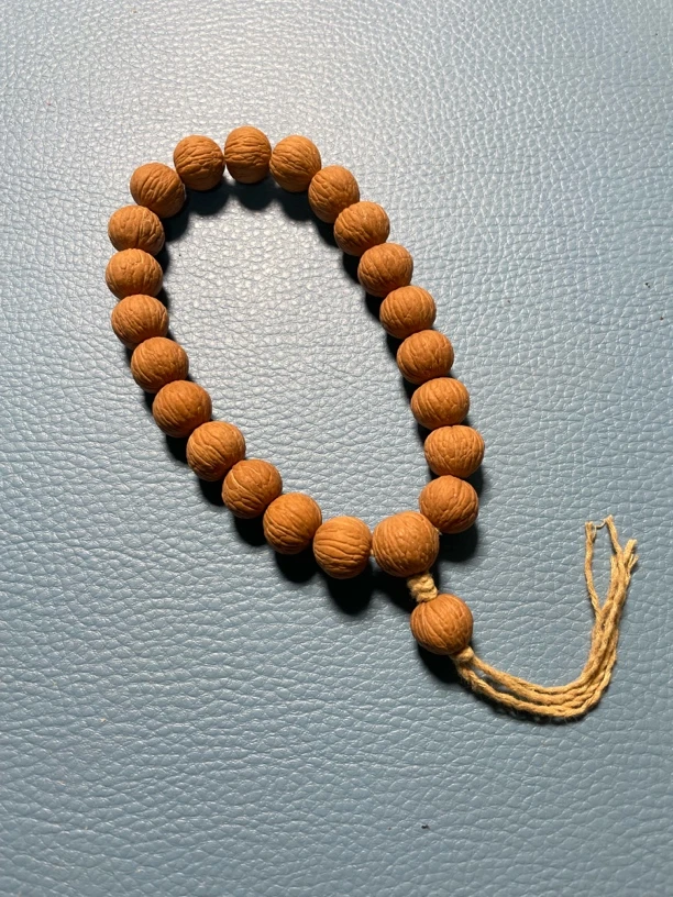 【顺丰包邮】猴头原皮原色矮桩凤羽猴头文玩串