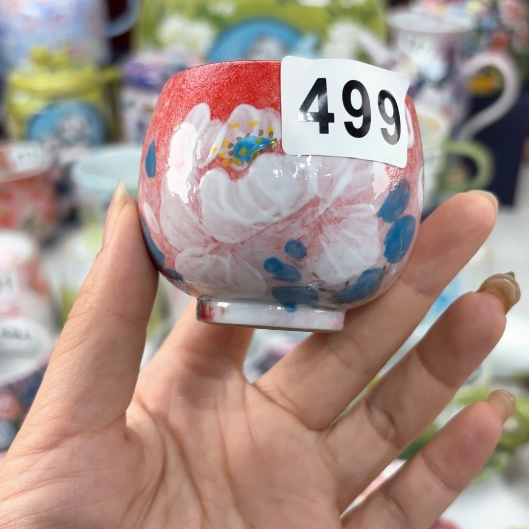 景德镇手绘高温釉下彩陶瓷茶具