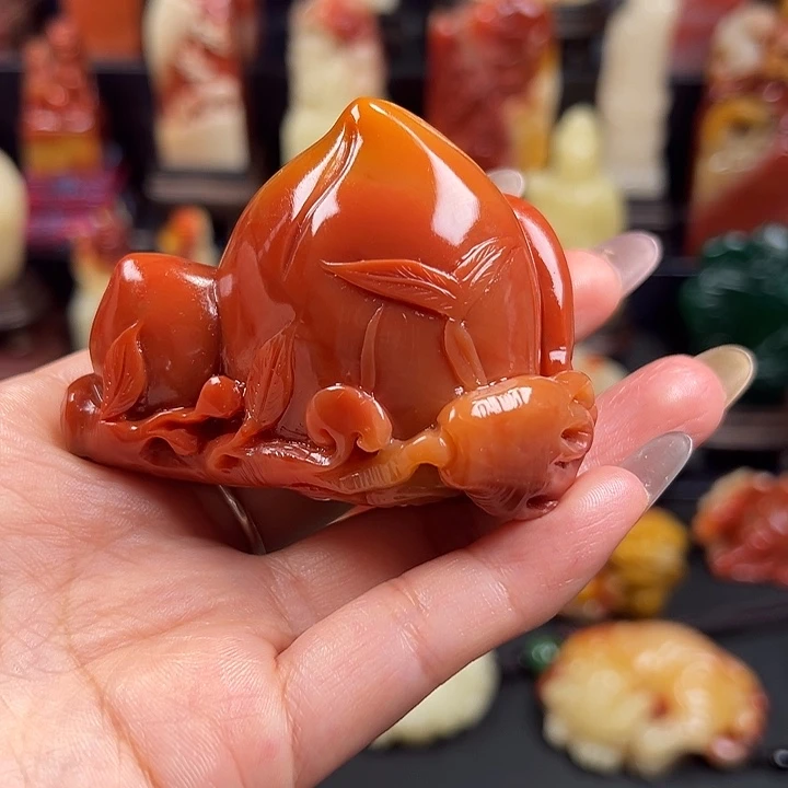 寿山石老性芙蓉石