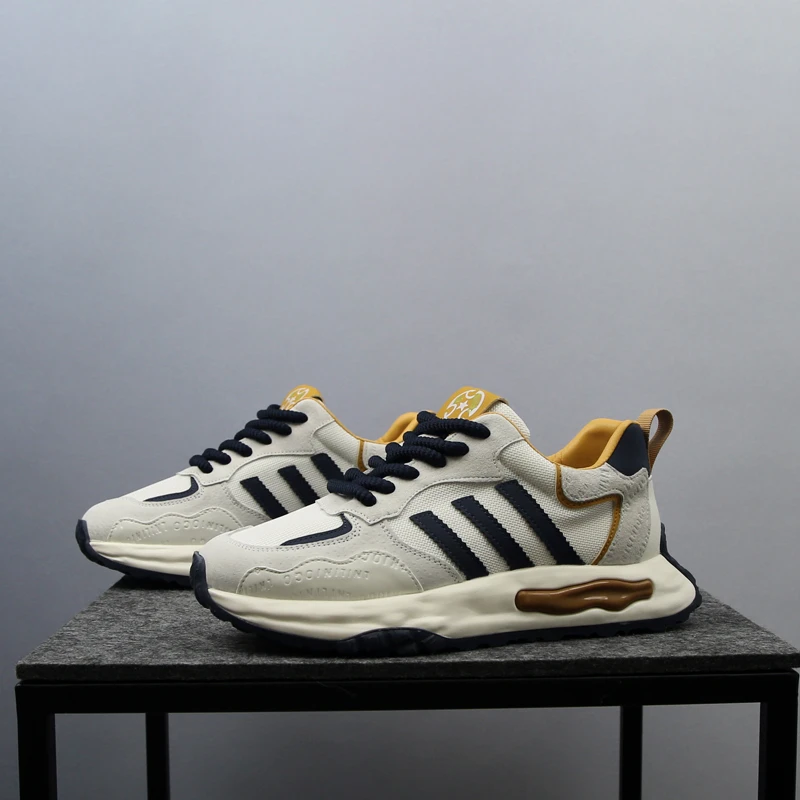 男鞋运动休闲鞋耐脏透气时尚休闲鞋时尚春季舒适跑步休闲男士潮鞋