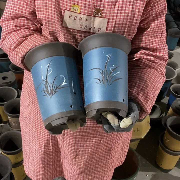 紫砂花盆紫砂花盆