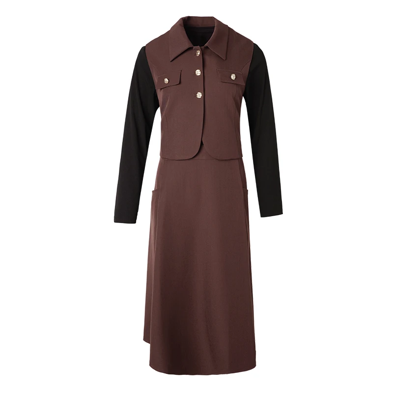 16086品牌大码女装春季新款洋气时尚显瘦百搭遮肉高级感气质套装