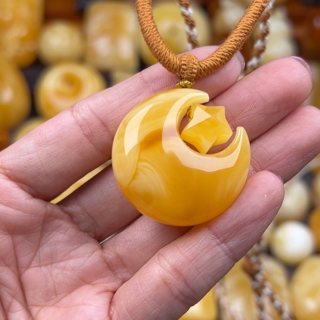 琥珀裸石未镶嵌纯天然琥珀蜜蜡无优化