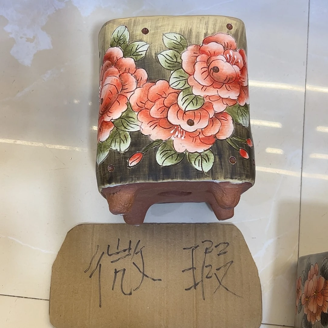 景德镇炫彩手绘口10高14.5