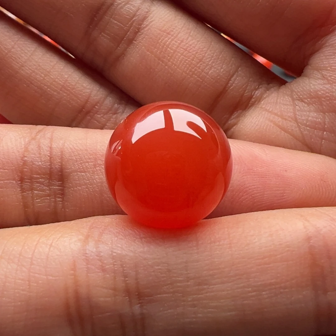 南红玛瑙圆珠15.3未镶嵌