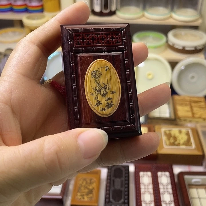 张圣林麻将快竹蛉盒69×42×26