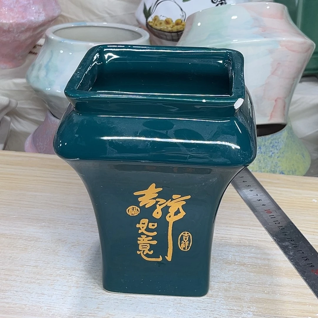 陶瓷绿植多肉微瑕花盆外口径：11-17